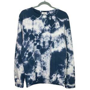 AG Adriano Goldschmied Sweatshirt Men M Blue White Elba Crew Preppy Pullover NEW